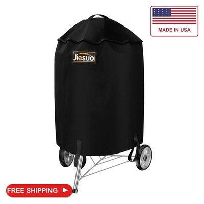 JIESUO Grill Cover for Weber Premium Master Touch 22 Inch Charcoal Grill, Heavy