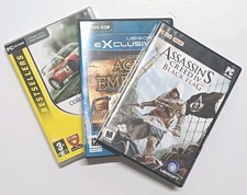 PC Game Lot: Age of Empires Collector's Ed, Assassin's Creed IV Black Flag &...