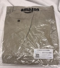 Amazon Essentials Men’s Classic Fit Wrinkle Resistant Flat Front Chino PantKhaki