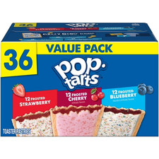 Pop-Tarts Toaster Pastries, Breakfast Foods, Kids Snacks, Variety Pack 36 Pop