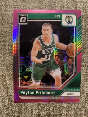 Payton Pritchard Pink Hyper Panini Optic Basketball 2025 - Boston Celtics