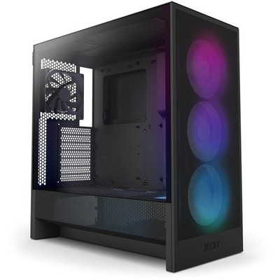 H5 Flow RGB 2024 - Compact ATX Mid-Tower PC Gaming Case - High Airflow - F360...