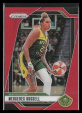 2024 Panini Prizm WNBA #109 Mercedes Russell Red Prizms #/299