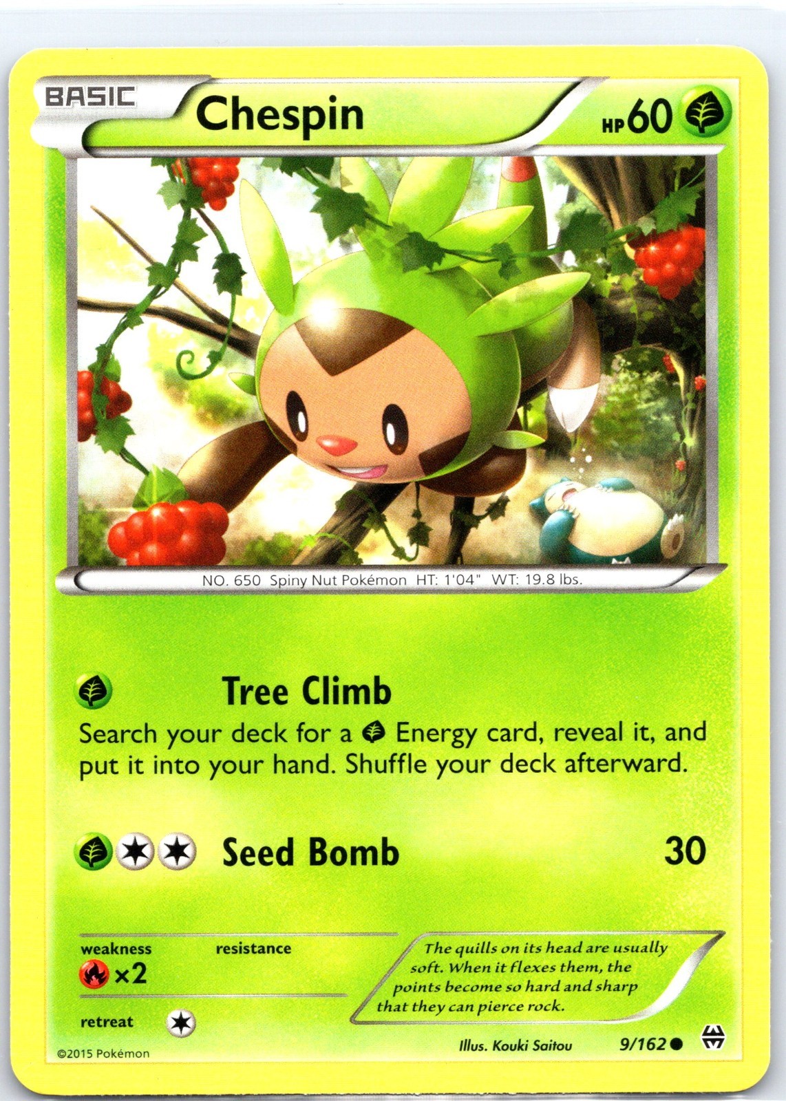 Chespin 9/162 Breakthrough Regular NM