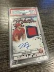 2023 Topps Pristine - Popular Demand Autograph Relics Mike Trout PSA 10