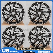 4pcs New 17 X 7 Inch Black Wheel Rim Replacement For Honda Cr-v 2015 2016