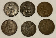 6 Half Penny Great Britain 3 from 1910 s, 3 from 1920 s Lot 510