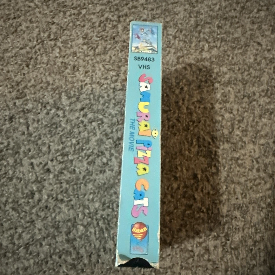 SAMURAI PIZZA CATS The Movie VHS, Dated 1991 Saban  - Image 2 of 4