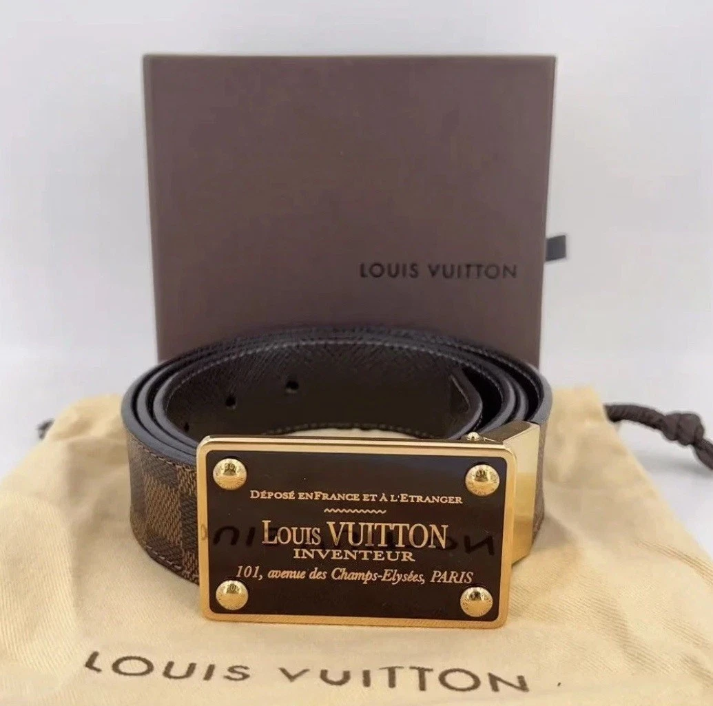 Louis Vuitton Leather Brown Belts for Men for sale | eBay