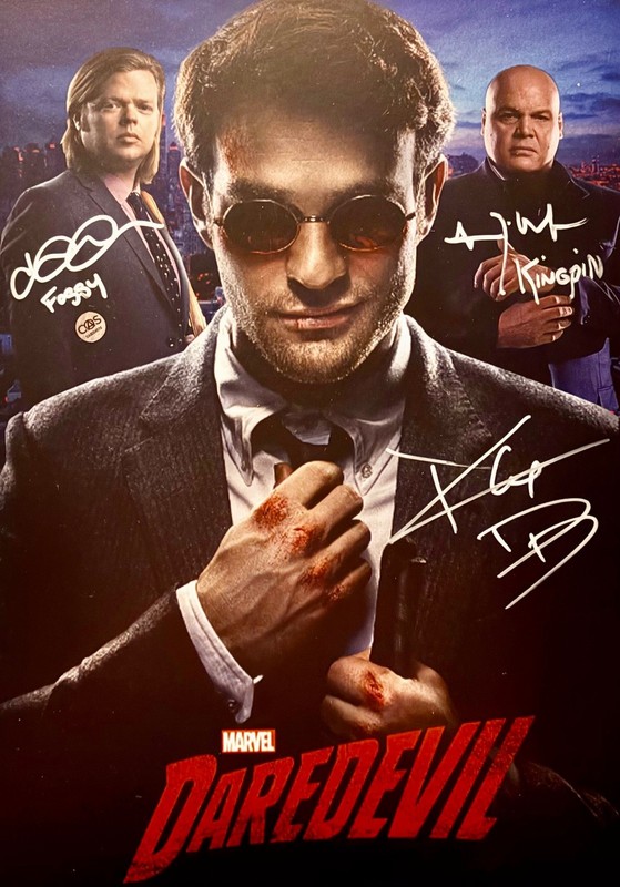 autographed poster of daredevil cast