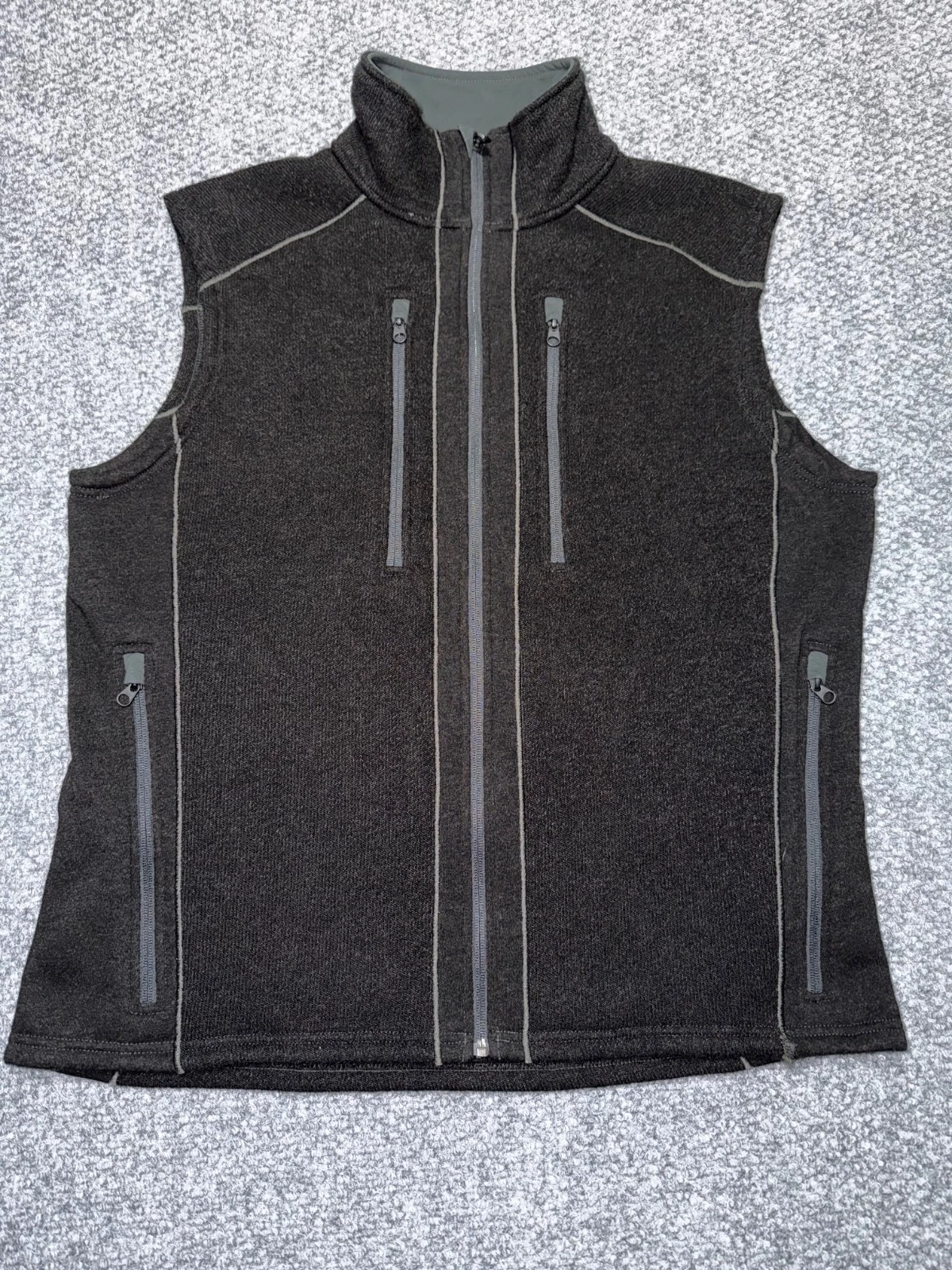 Kuhl Interceptr Vest Black Men’s XtraLarge Fleece Outdoor Hiking Camping Fishing