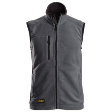 Snickers 8024 AllroundWork, Polartec® Fleece Vest Steel Grey/Black Large