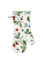 Strawberry Patch Gauntlet strawberries oven glove oven mitt one hand ovenglove