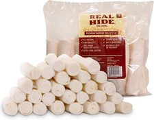 All Natural Dog Chew Treats - Premium Rawhide Rolls, 5-6 Inch - Long Lasting G