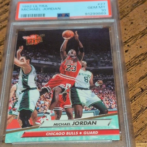 Fleer 1992-93 Ultra Michael Jordan Chicago Bulls #27 PSA 10 GEM MT Base Set Card