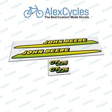 John Deere GT225 Stripes Lower Hood Laminated Decals Stickers Set M126055 Set