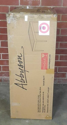 Abbyson Living Belamar Café Table Gris - Photo 8 sur 8