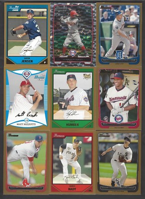 16 Different Rare Parallel Cards from Bowman!!  NrMt to MINT!!  Minor stars Too!