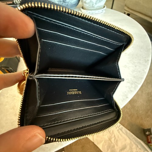 Burberry Geldbörse EKD Schwarz Leder Reißverschluss - Bild 11 von 14
