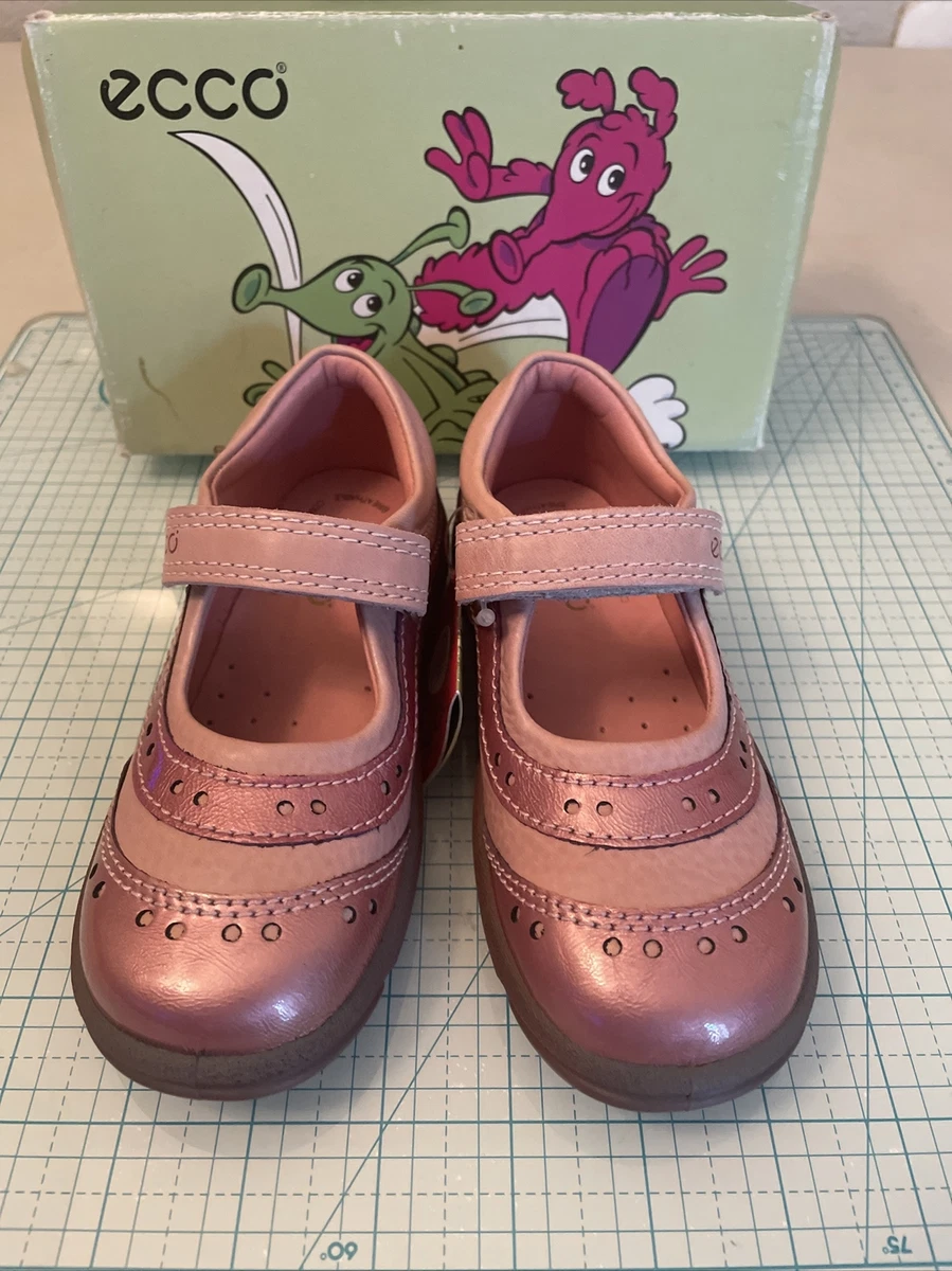 Kids Ecco Girls Mary Jane - US 9.5 EUR 26 - Rose Sugarplum - New In | eBay