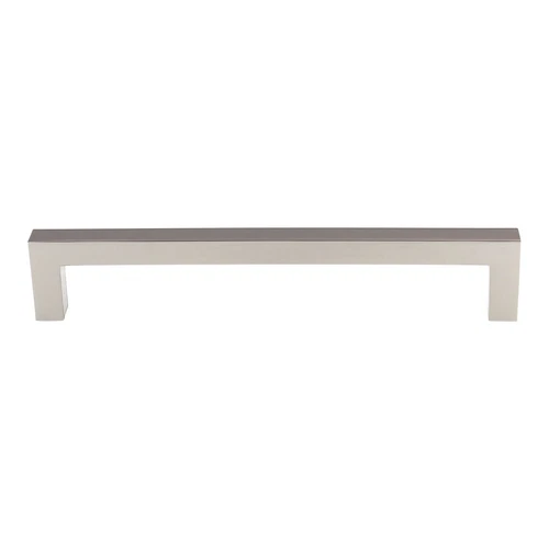 Top Knobs Asbury Square Bar Pull 6 5/16" (160mm) Ctr Polished Nickel M1285 - Picture 1 of 3