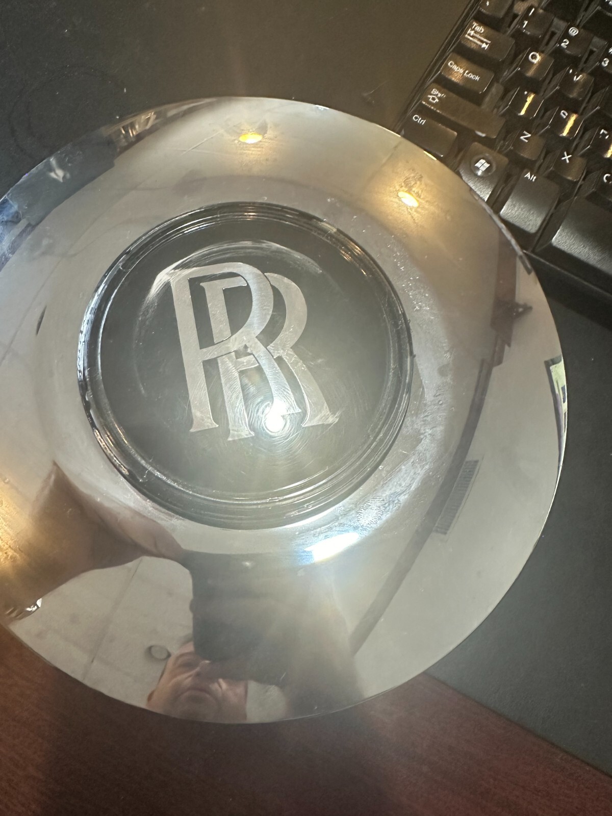 For Rolls-Royce Phantom Centre Hub Cover Chrome set （almost new） OEM:36136874325