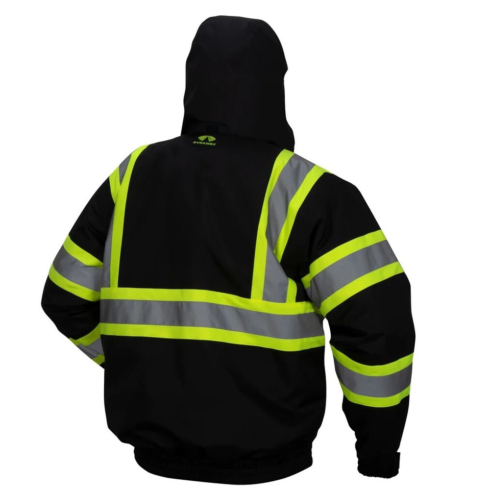 Hi Vis Softshell Work Jacket | Reflective Jacket | Made In The U.S.A - Foto 8