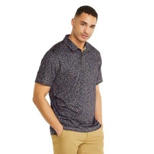 Men's PUMA MATTR Fancy Plants Golf Polo Shirt, size XXL