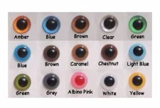 Sassy Bears 6mm Safety Eyes for bears, dolls, crafts (10 pairs) CHOOSE COLOR