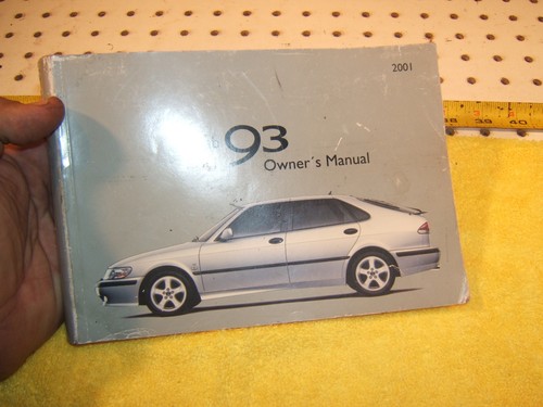 Saab 2001 9 3 Genuine Saab owner's OEM 1 Manual Only,Printed in Sweden - Bild 2 von 12
