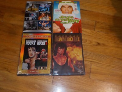 Rocky 1&2/Rambo 3/ Total Recall/Red Heat/Hercules in New York/Jingle All Way DVD