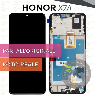 Display LCD + Touch Screen Per Honor X7A (RKY-LX2, LX1, LX3) – Schermo Nero, Nuovo