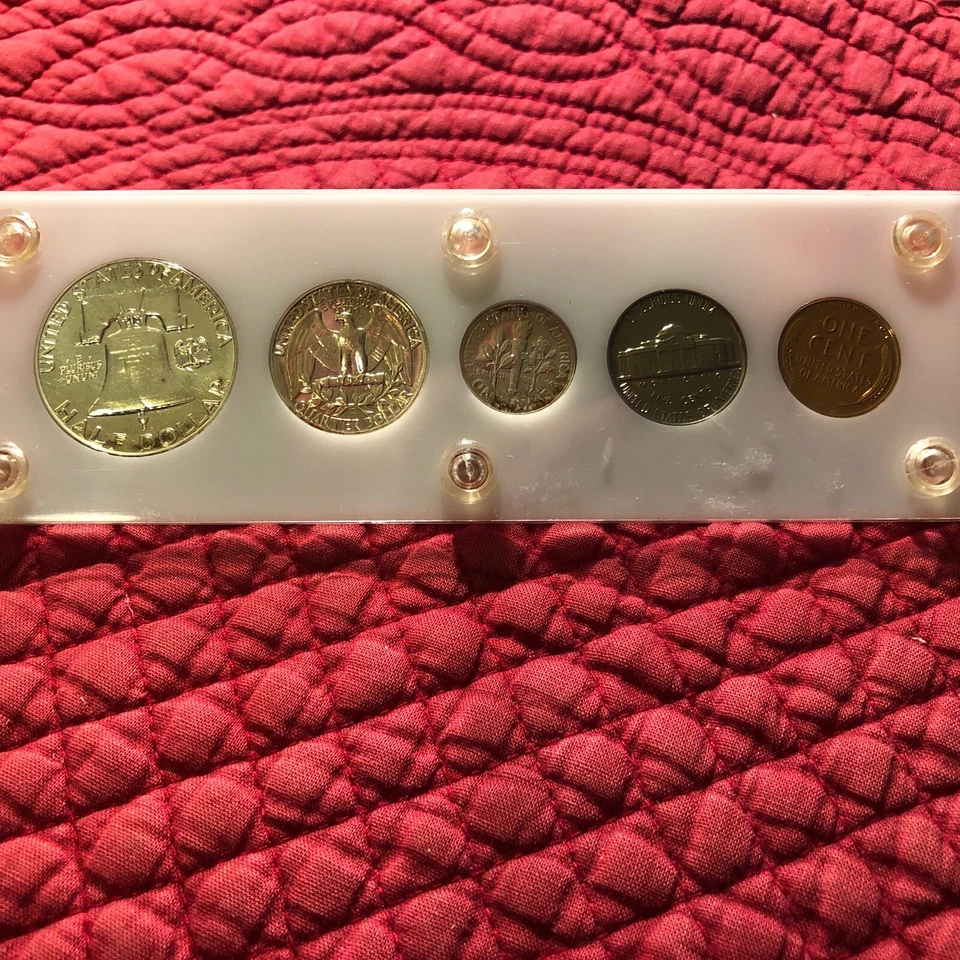 1957 GEM Silver Proof Set In Capital Holder. Beautiful Toning & Luster. - Image 2 of 2