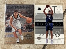 Wally Szczerbiak 2000 Metal RC & 2003 UD Glass UD Promo Minnesota Timberwolves