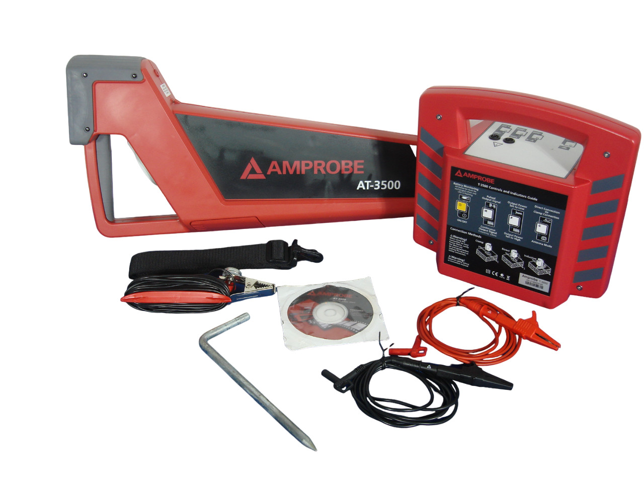 Amprobe AT-3500 Underground Cable Pipe Locator System Kit R-3500 T-3500