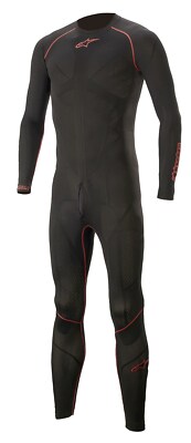 Alpinestars Ride Tech Lite Einteiler Underall Gr. XL/2XL  Schwarz Rot