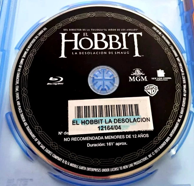 El Hobbit: La Desolación de Smaug Blu-ray (17 Agosto 2016 descatalogado) A-173