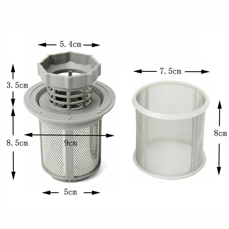 Siebset Feinsieb Filter Spülmaschine Geschirrspüle für Bosch Siemens Neff 427903