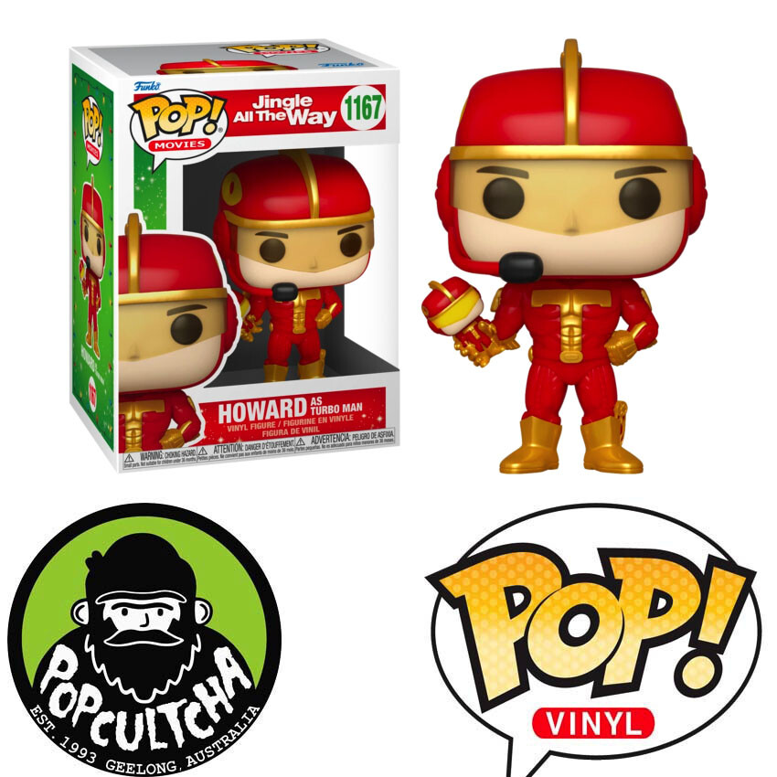 Jingle All The Way - Howard As Turbo Man Pop! Vinyl Figure &Quot;New&Quot;
