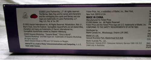 FISHER PRICE INTERAC TV, DVD BASED LEARNING SYSTEM, BRAND NEW AND SEALED!!! - Picture 5 of 16