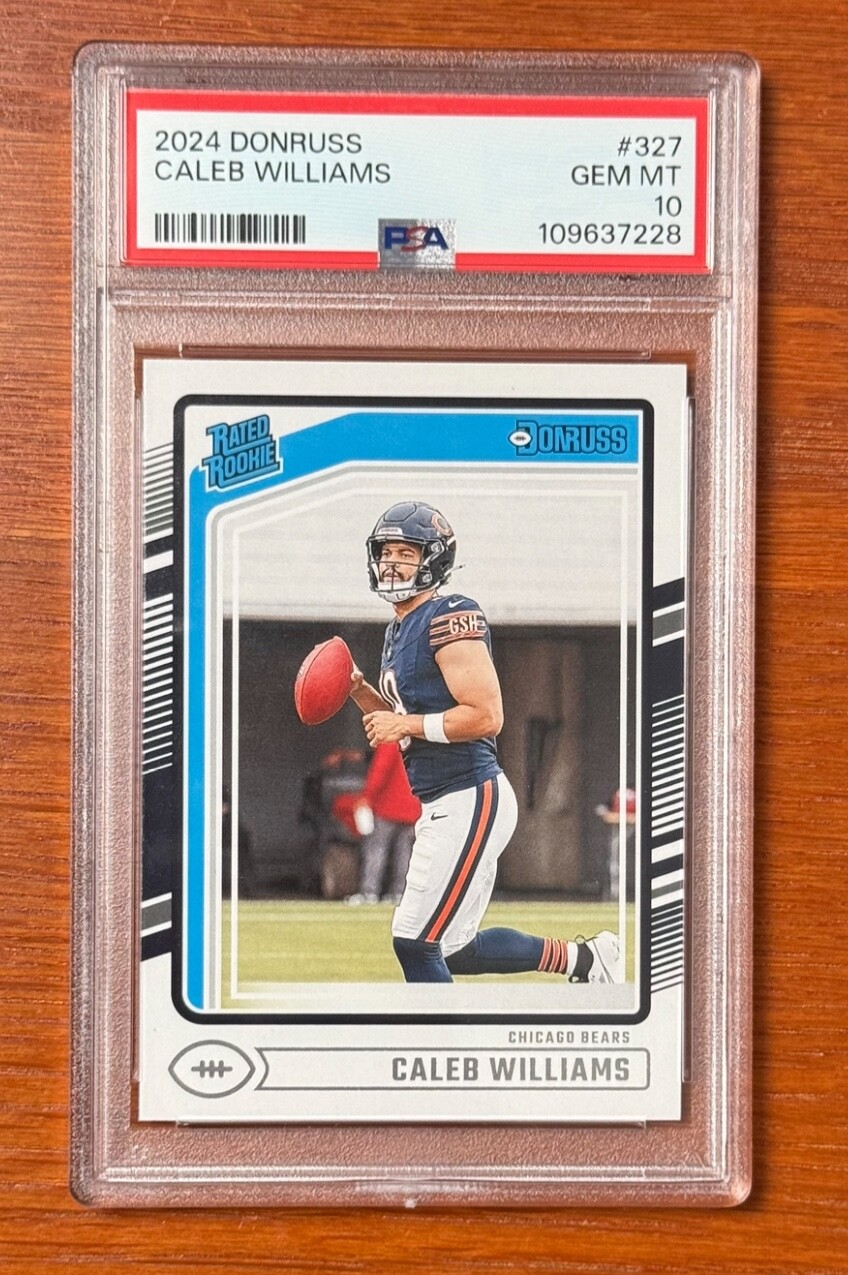 2024 Donruss Caleb Williams #327 Rookie RC PSA 10 GEM MINT Chicago Bears