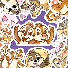 Chip 'n Dale Stickers, Journal & Diary Stickers, Disney Scrapbooking [USA]