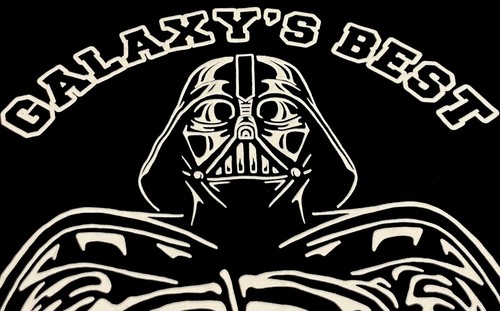NEW! Star Wars DAD T-Shirt/ Men’s SLIM (M) Black Mad Engine Cotton Blend NWT - Picture 3 of 4