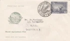 India 1959 World Agriculture Fair Calcutta FDC Calcutta Special Cancel typed VGC