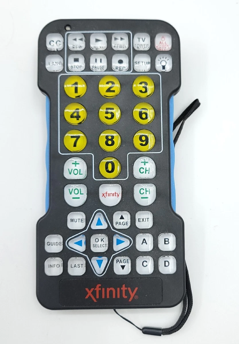 Big EZ Universal Remote Large Buttons Comcast Xfinity Cable, 42% OFF