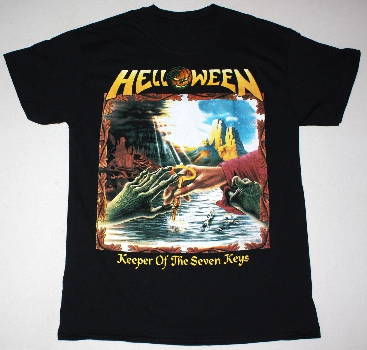 HELLOWEEN gardien des SEVEN KEYS II T-shirt Cotton Tee All Size