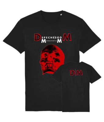 Depeche mode 2023 front and back design memento mori skull unisex t-shirt