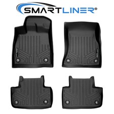 SMARTLINER Custom Fit Floor Mats 2 Row Liner All Weather 2018-2025 Audi Q5 SQ5