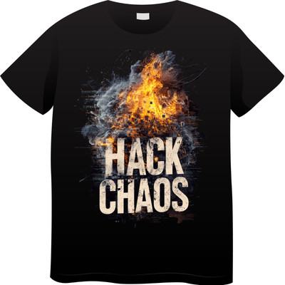 Hack Chaos Graphic T-Shirt, Casual Tee, Unisex Fashion, Gamer Shirt, Unique Gift
