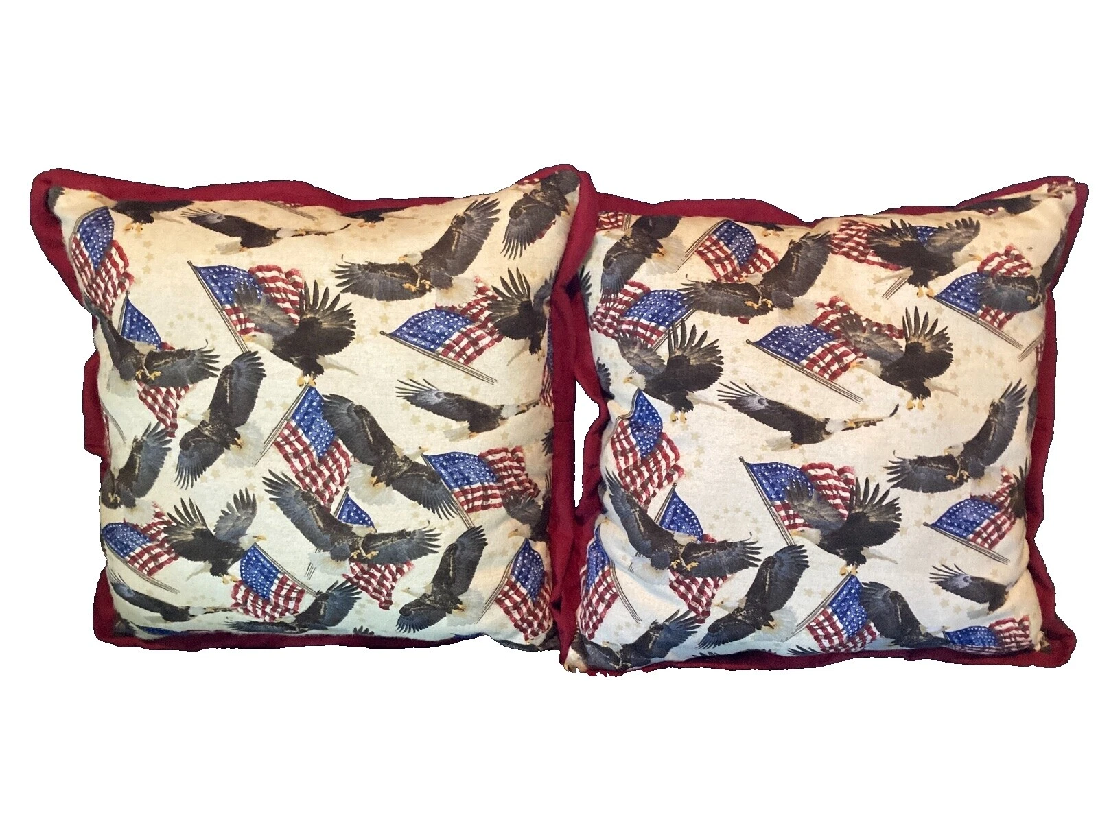 Flannel Patriotic Home Décor Pillows